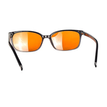 Load image into Gallery viewer, Anti Light Blue Glasses Without Degree Orange Lens Computer Work Glasses Red Lenses Breathe Better To Sleep Acetate  Glasses Men
