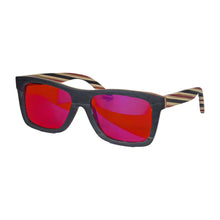 Load image into Gallery viewer, SHINU Red Lens For Better Sleep At Nighttime wooden square frame Anti blue light Orange Lens For working Computer Glasses
