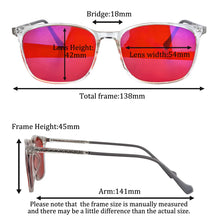 Carregar imagem no visualizador da galeria, SHINU Red Glasses for Melatonin Boost Better Sleep Eyeglasses Professional Red Tinted Sleep Glasses Men Women Nighttime Only
