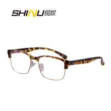 Load image into Gallery viewer, SHINU Mens Blue Light Blocking Glasses Progressive Multifocal Reading Glasses Photochromic Sunglasses Presbyopia Men
