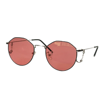 Загрузить изображение в средство просмотра галереи, SHINU FL-41 Photochromic Migraine Glasses Rose Tinted Small Frame 133mm Narrow Face Light Sensitivity Indoor Outdoor UV400
