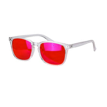 Load image into Gallery viewer, Men’s Glasses Blue Light Blocking Computer Glasses Orange Yellow Clear Lenses Glasses Light Blue Eyeglasses 3 Blocking Rate
