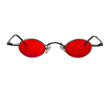 Загрузить изображение в средство просмотра галереи, Good Sleep Blue Light Blocking Glasses Men Red Lenses Anti Green Light Eliminate Eye Strain Glasses  Y2k Eyeglasses Small Lens
