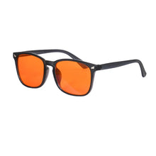 Load image into Gallery viewer, Men’s Glasses Blue Light Blocking Computer Glasses Orange Yellow Clear Lenses Glasses Light Blue Eyeglasses 3 Blocking Rate
