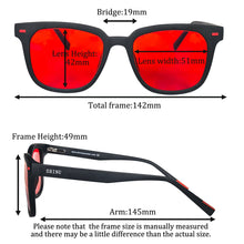 Load image into Gallery viewer, SHINU Good Sleep Blue Light Blocking Glasses Men Red Lenses for Better Sleep Orange Yellow for Long Time Working with Bluelight
