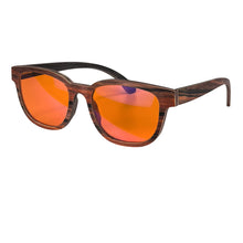Load image into Gallery viewer, SHINU Blue Light Blocking Wooden Frame Glasses Red Lens for Pre-Sleep Orange Lens for Extended Nighttime Use, Work &amp; Gaming
