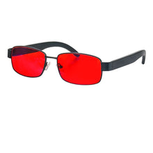 Load image into Gallery viewer, Orange Glasses Blue Light Blocking Red Lens Glasses Anti BlueLight Wooden Glasses Men Nighttime Blue Light Protection Small Size
