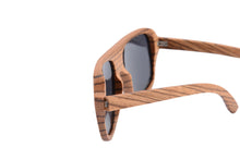 Carregar imagem no visualizador da galeria, wooden polarized sunglasses men wood sunglasses zebra wood big frame polarized driving sunglass mens  6043
