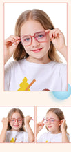 Carregar imagem no visualizador da galeria, Blue Light Blocking Glasses for Kids Square Shape Fashion Glasses Myopia Presbyopia Custom Prescription Glasses for Boy Gril
