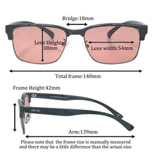 Load image into Gallery viewer, SHINU FL41 Migraine Glasses Man Blue Light Blocking Glasses Dark or Light Photophobia Glasses for Migraine Square Eyeglasses
