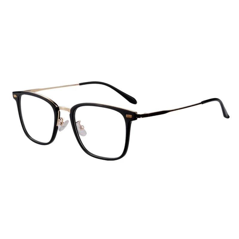 Big Size Glasses Frame Men Retro Vintage Square Prescription Eyeglasses Women Optical Eyewear Progressive Glasses Men Customized