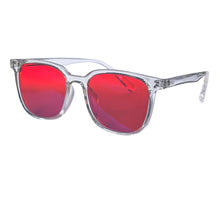 Load image into Gallery viewer, SHINU Red Lens Glasses Better Sleep Orange Lens Blue Light Blocking for Computer or Long Time Gaming Tr90 Frame Y2k Glasses
