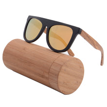 Load image into Gallery viewer, SHINU polarised sunglasses for men ebony wood sunglasses for men high quality polarized pear wooden handmade glasses for men
