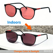 Load image into Gallery viewer, SHINU FL41 Tinted Glasses FL-41 Migraine Glasses Block 480-520nm Blue Green Light Anti Photophobia Tint Color Sunglasses Women
