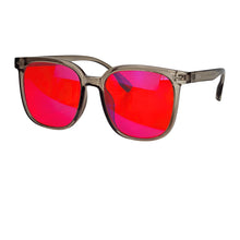 Load image into Gallery viewer, SHINU Women red lenses fashion glasses and orange lens glasses anti blue light for better sleep Improve Insomnia Acetate frame
