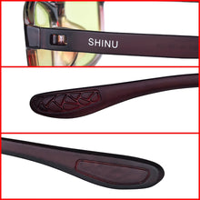 Load image into Gallery viewer, SHINU Smart Lens Reading Glasses for Women Blocking Harmful Blue Light Release Beneficial Blue Light EMS TR90 Glasses for Women
