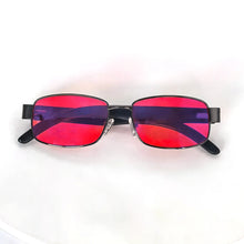 Load image into Gallery viewer, Orange Glasses Blue Light Blocking Red Lens Glasses Anti BlueLight Wooden Glasses Men Nighttime Blue Light Protection Small Size
