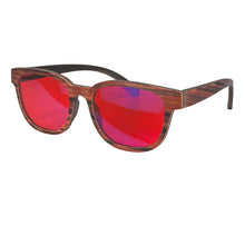 Load image into Gallery viewer, SHINU Blue Light Blocking Wooden Frame Glasses Red Lens for Pre-Sleep Orange Lens for Extended Nighttime Use, Work &amp; Gaming
