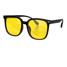 Загрузить изображение в средство просмотра галереи, SHINU progressive Night Vision Glasses Man Acetate frame Night Driving Glasses Blocking Blue Light Lenses for Office Working
