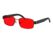 Load image into Gallery viewer, Orange Glasses Blue Light Blocking Red Lens Glasses Anti BlueLight Wooden Glasses Men Nighttime Blue Light Protection Small Size
