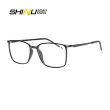 Загрузить изображение в средство просмотра галереи, SHINU Lightweight Full TR90 Frame Progressive Multifocus Lens Reading Glasses Men Magnification Strengths Eyeglasses Near &amp; Far
