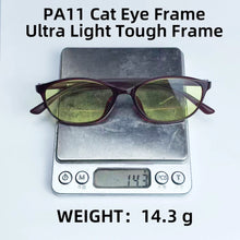 Load image into Gallery viewer, PA11 Cat Eye Reading Glasses Women Smart Blue Light Filter Yellow Lens Only Blocks Harmful Blue Light Energetic All Day Long
