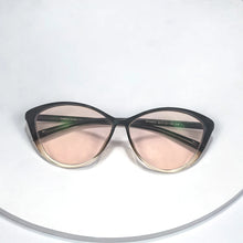 Load image into Gallery viewer, SHINU FL41 Anti Migraine Glasses Light‑Tint FL‑41 Glasses 73% Transmittance Cat Eye TR90 Glasses with Fl41 Filter Indoor Used
