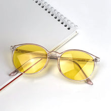 Load image into Gallery viewer, SHINU Anti Blue Light Yellow Lens Glasses Y2k Polarized Sunglasses Women Night Vision Glasses for Driving Girlfriend Gift
