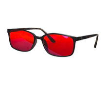 Load image into Gallery viewer, Red Glasses Block Blue Light Better Sleep Orange Lens Glasses for Working with Computer Gaming Glasses Blue Light Blocking
