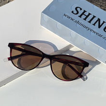 Load image into Gallery viewer, Cat Eye Acetate Sunglasses Woman Photochromic Polarized Sunglasses Women Night Driving Glasses Blue Light Computer Glasses 138mm
