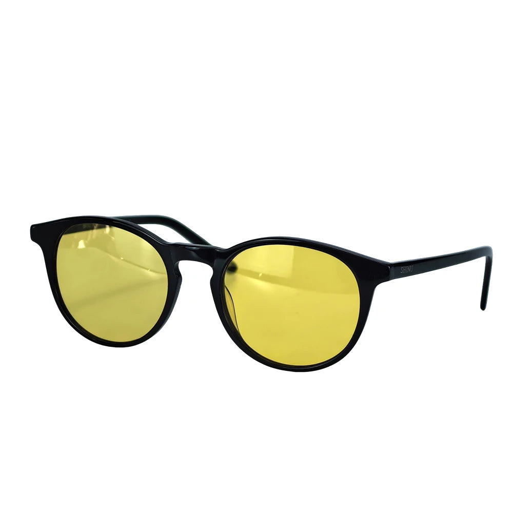 SHINU Polarized Photochromic Sunglasses - Night Vision, Blue Light Blocking, Anti-Glare (Grey) - View #10