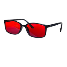 Load image into Gallery viewer, Red Glasses Block Blue Light Better Sleep Orange Lens Glasses for Working with Computer Gaming Glasses Blue Light Blocking
