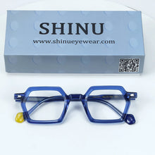 Загрузить изображение в средство просмотра галереи, Prescription Glasses Men Women Boutique Unique Acetate Eyeglass Frame Custom As Buyer Prescription High Quality Frames 5 Model
