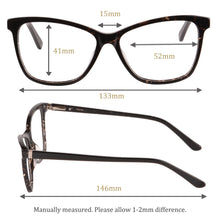 Load image into Gallery viewer, Ladies Acetate Myopia Glasses near and far multifocal eyeglasses progressive reading glasses women resin lens cr39 high quality
