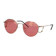 Загрузить изображение в средство просмотра галереи, SHINU FL-41 Photochromic Migraine Glasses Rose Tinted Small Frame 133mm Narrow Face Light Sensitivity Indoor Outdoor UV400
