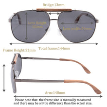 Carregar imagem no visualizador da galeria, SHINU brand Sun glasses for Men wooden sunglasses Designer Sunglasses Man Polarized sunglasses wood
