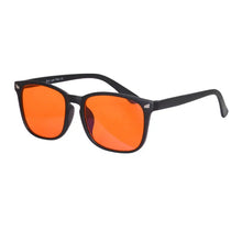 Load image into Gallery viewer, Men’s Glasses Blue Light Blocking Computer Glasses Orange Yellow Clear Lenses Glasses Light Blue Eyeglasses 3 Blocking Rate
