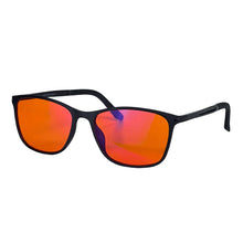 Load image into Gallery viewer, Red Lens Blue Light Glasses Men Women Orange Glasses for Computer Nighttime Blue Light Protection Better Sleep Eyeglasses 143mm
