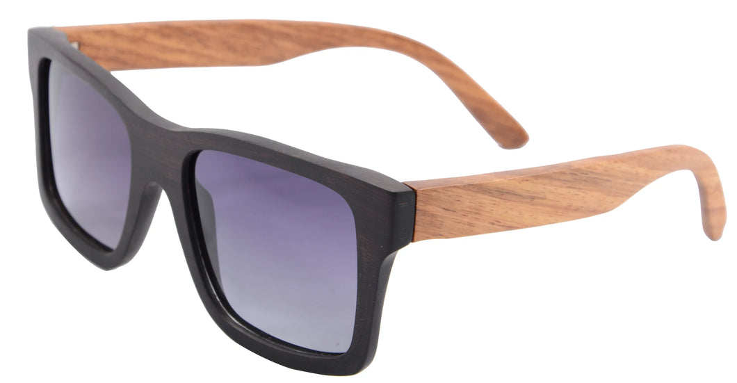 Men's sunglasses wood square Wooden  Polarized Sunglasses for men wooden polarized sunglasses 6095