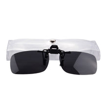Load image into Gallery viewer, Anti Blue Light Clip on Glasses Polarized Clip on Sunglasses Orange Bluelight Lens Yellow Anti-glare Driving Lenses Brown Grey
