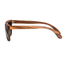 Загрузить изображение в средство просмотра галереи, polarized sunglasses men handmade wood vintage square sunglasses y2k spring hinge glasses nature pear wood 6010
