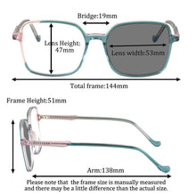 Load image into Gallery viewer, Anti Blue Light Progressive Multifocus Reading Glasses Designer Glasses Women Photochromic Optical Prescription Progressive
