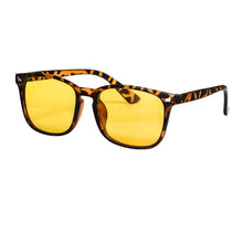 Load image into Gallery viewer, Men’s Glasses Blue Light Blocking Computer Glasses Orange Yellow Clear Lenses Glasses Light Blue Eyeglasses 3 Blocking Rate
