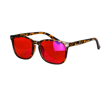 Load image into Gallery viewer, Men’s Glasses Blue Light Blocking Computer Glasses Orange Yellow Clear Lenses Glasses Light Blue Eyeglasses 3 Blocking Rate
