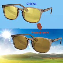 Load image into Gallery viewer, SHINU Photochromic Brown Glasses Night Vision Glasses Car Driving Glasses Polarized Yellow Lens See Clear Day Night
