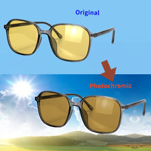 Load image into Gallery viewer, SHINU Photochromic Brown Yellow Lens Night Vision Driving Glasses Women Blocking Blue Light for Computer Working Polarized
