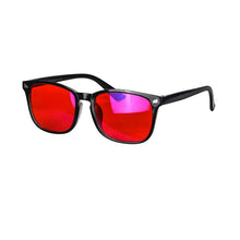 Load image into Gallery viewer, Men’s Glasses Blue Light Blocking Computer Glasses Orange Yellow Clear Lenses Glasses Light Blue Eyeglasses 3 Blocking Rate
