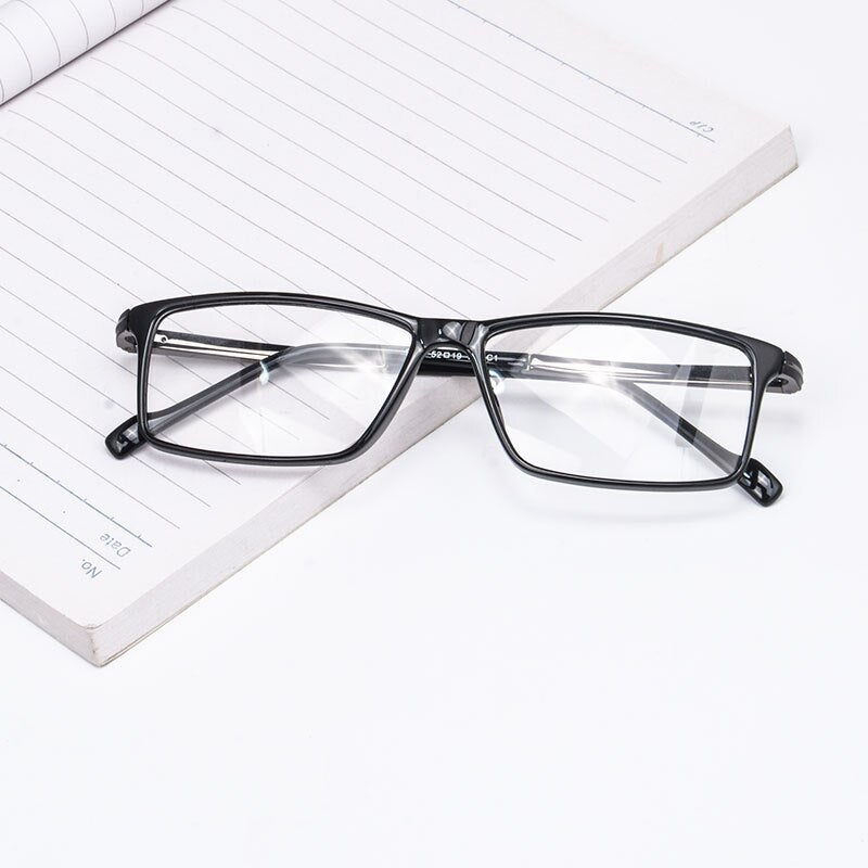 Ultraleve tr90 óculos quadro anti luz azul óculos de computador prescrição óculos de leitura armação óptica para homem
