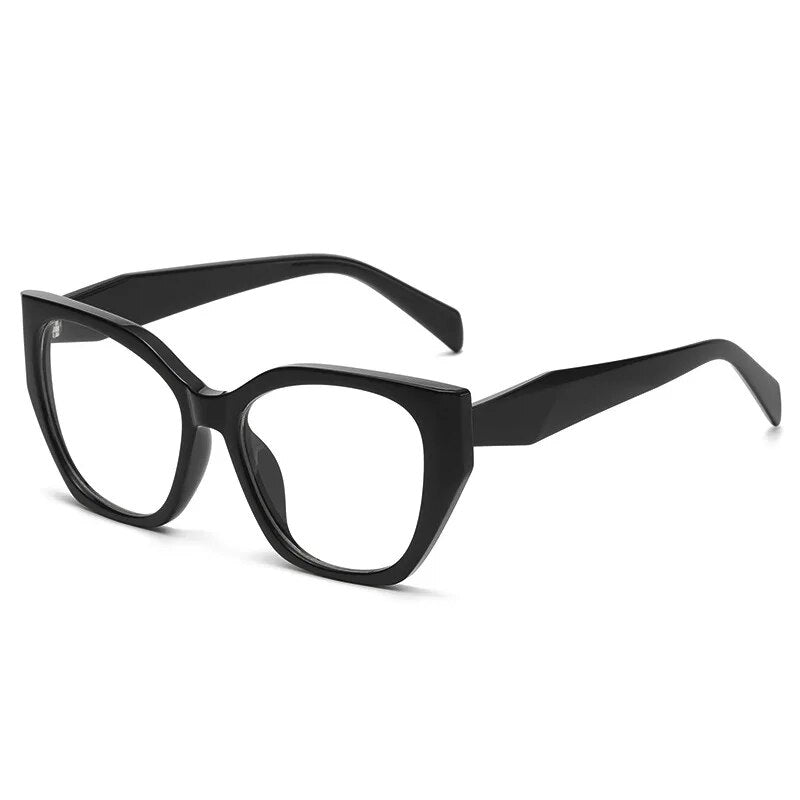 Fashion Anti-blue Light Glasses Women Computer Glasses Frame Retro Prescription Multifocal Glasses Single Vision Myopia