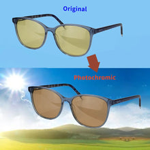 Load image into Gallery viewer, Photochromic Polarized Sunglasses Yellow Lenses Blue Light Blocking Night Vision For Driving Brown Lenses Glasses For Outdoor
